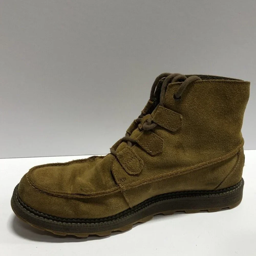 Sorel Mens Madson Caribou Suede Waterproof Boots, Size 8.5 M